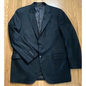 Peter‎ Millar Navy Wool Blazer Men's 44T Tall Made in Canada Sport Coat